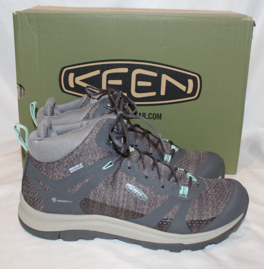 Stivali da trekking Keen donna Terradora Mid WP magnetici onda oceanica taglia 9 5 nuovi con scatola $190