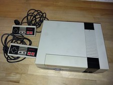 Nintendo NES Entertainment System PAL NES-001 + 2 Pads No Power Pak Or TV Lead