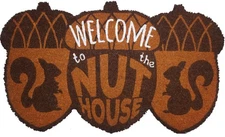 Briarwood Lane Welcome To The Nuthouse Humor Natural Fiber Coir Doormat