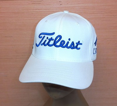 Titleist Golf Gomo Sport Gracor Fitness Facility Logo White Hat Cap Fitted Small