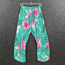 Show Me Your MuMu Pants Women's Small Green Floral Banana Split Relaxed