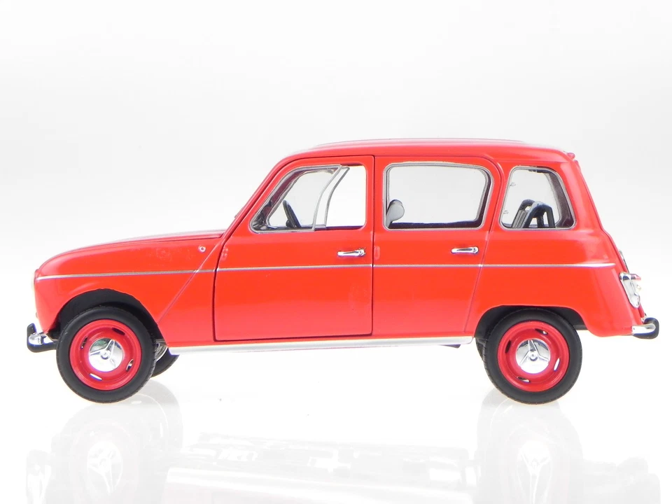 Renault 4 R4 L rot Modellauto Leo 1:24 - Bild 4 von 4