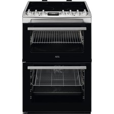 AEG CCX6740ACM 6000 SteamBake 60cm Free Standing Electric Cooker with Ceramic