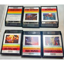 Atari 2600 IMAGIC Game Lot Of 6 Tested - Solar Storm +