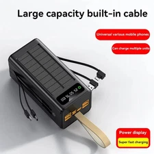 9000000mAh Solar Power Bank External Battery Backup Charger for All Cell Phones