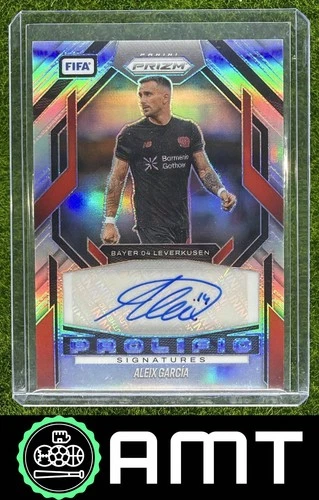 Aleix Garcia Auto 2025-26 Panini Prizm FIFA 43/49 Prolific Silver Prizms PS-AG