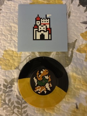 SUPER MARIO BROS 3  Worlds  RECORD 7'' Bowser Variant Orange VINYL SMB3 NINTENDO