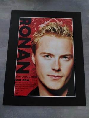 Ronan Keating Music Poster Ronan Album Original Album Advert Mounted 14x11''