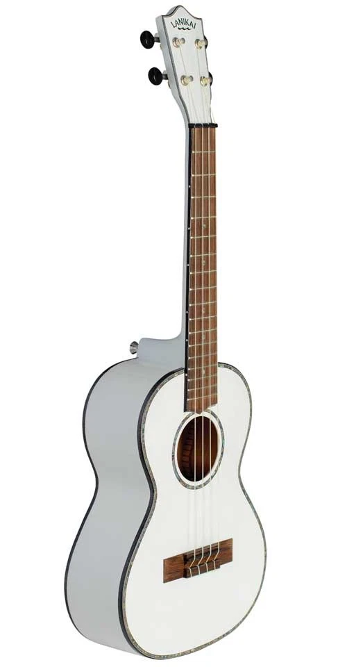 Lanikai JMS-AWT2 Julia Michaels White Pearl Tenor Signature Ukulele w/ Gig Bag - image 2 of 3