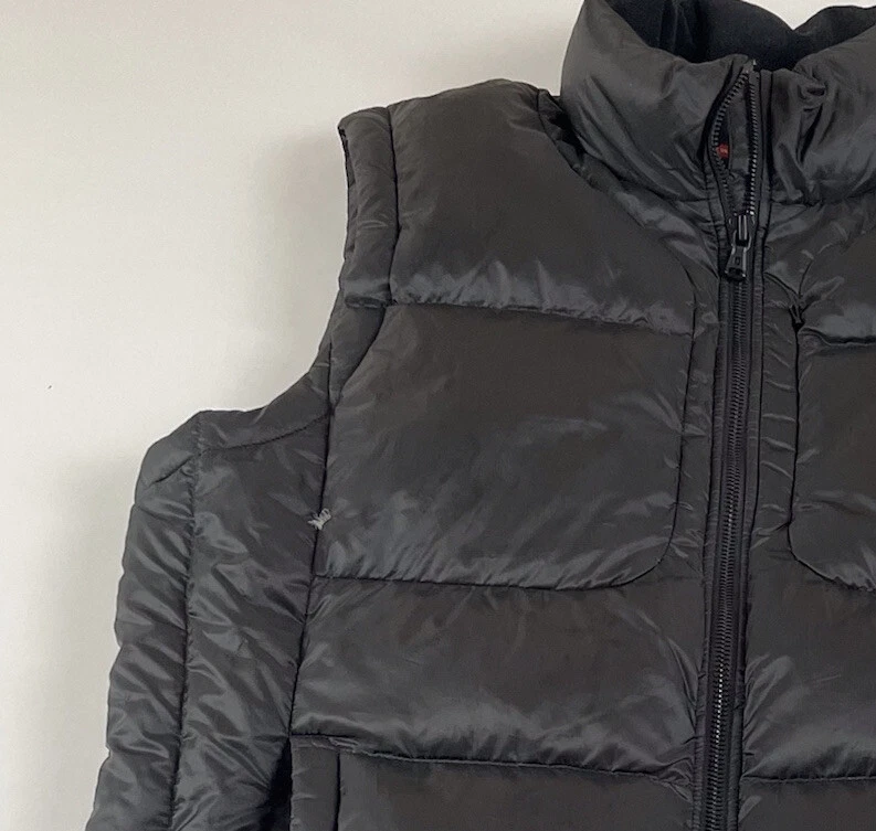 Chaleco de plumón negro Victorinox Davos para hombre talla mediana *agujero pequeño* Foto 2 de 4