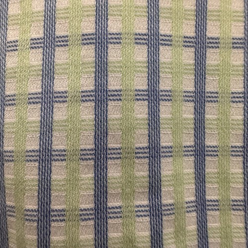 English Laundry Blue White Green Dress Shirt 16 1/2 34 - 35 Embroidered Logo - Picture 17 of 22