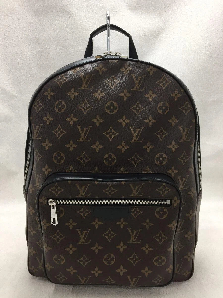 Louis Vuitton NEW Josh Backpack Macassar Monogram Canvas Brown W