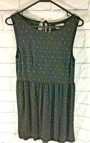 Ann Taylor Loft Black Polka Dot Dress Sz Small Sleeveless Sundress Dress (K3) - 第 1/7 張圖片
