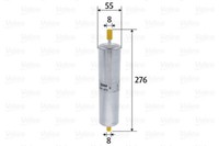 Valeo Kraftstofffilter Filter Leitungsfilter FüR Land Rover Freelander