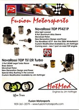 NovaRossi TOP PT421P RC Engines Print Ad Ephemera Wall Art Decor