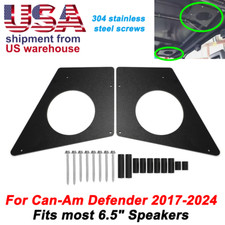 1SET For 2017-2024 Can Am Defender Speaker Roof Mounts - Fits most 6.5" SPEAKERS