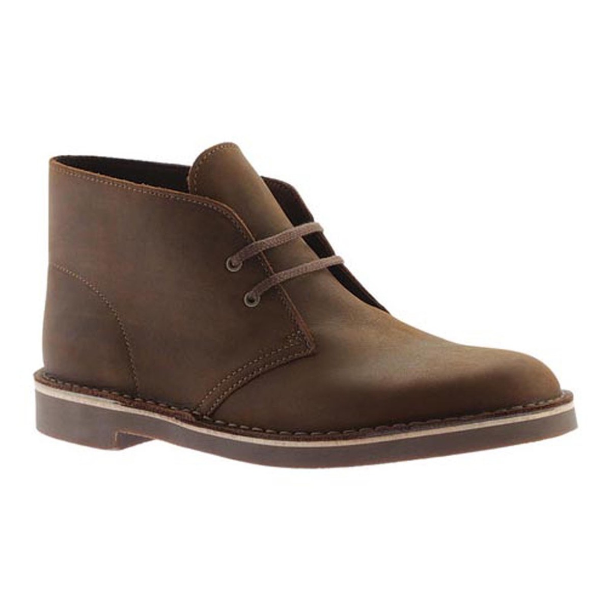 Clarks Men’s Brown Leather Chukka Boots Clarks - Mens Monahan Chukka Boot – Dress Code main image 2