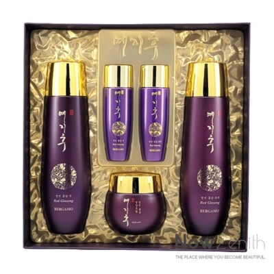 BERGAMO Yezihu Red Ginseng 3 Set 1Pack (5item) / 예지후 영빈 홍삼 화장품 3종세트