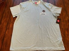  34 QUIKSILVER Men M Medium Rash Guard Shirt Short Sleeve UPF 50 Sea Salt Blue