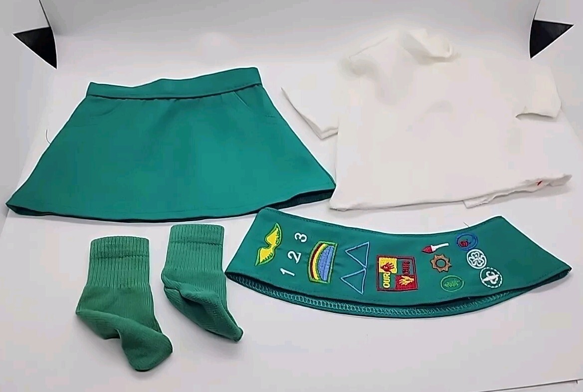 Doll Girl Scout Uniform For 18" Emily Rose OG AG  Junior GS