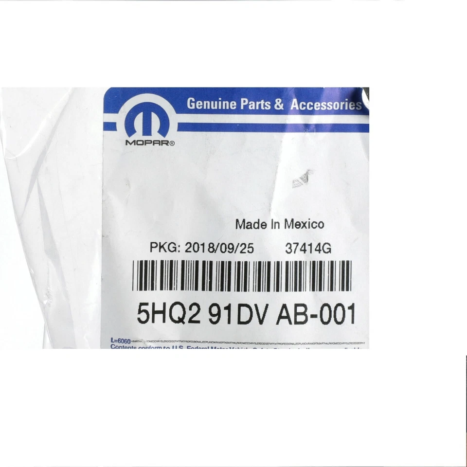 Cinturón de seguridad interior delantero izquierdo Dodge Dakota 2008-2012 genuino nuevo Mopar 5HQ291DVAB Foto 4 de 4