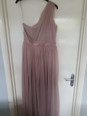 Anaya With Love Petite Bridesmaid Tulle One Shoulder Dress Size 12 Pink | eBay Anaya With Love Petite Bridesmaid Tulle One Shoulder Dress Size 12 Pink | eBay