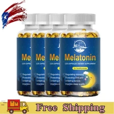 Melatonin Plus Sleep Aid Capsule Stay Asleep and Fall Asleep Fast Sleeping Pills