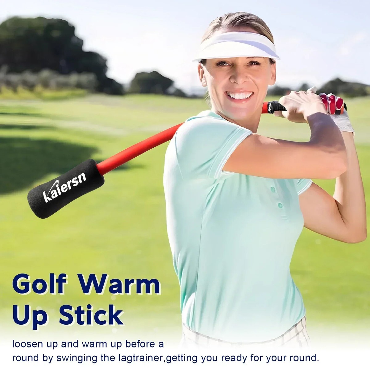 Golf Swing Trainer Exercise Equipment Warm Up Rod Up Down Swing