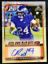  2021 Leaf Pro Set Power Bronze #BA-CRJ Chris Rodriguez Jr. Auto Washington Comm