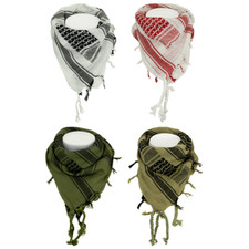 WebTex Web Tex Shemagh Cotton Scarf Tassels Military Army Hunting Shooting