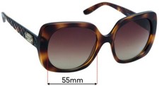 SFx Replacement Sunglass Lenses fits Michael Kors MK6044 Paz - 55mm Wide