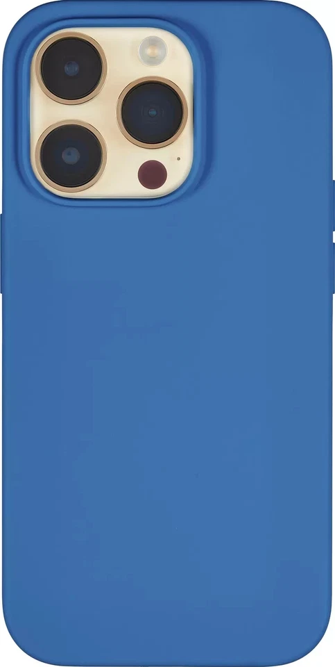 Insignia - Funda Silicona Líquida con MagSafe para iPhone 14 Pro Max - Azul Foto 3 de 4
