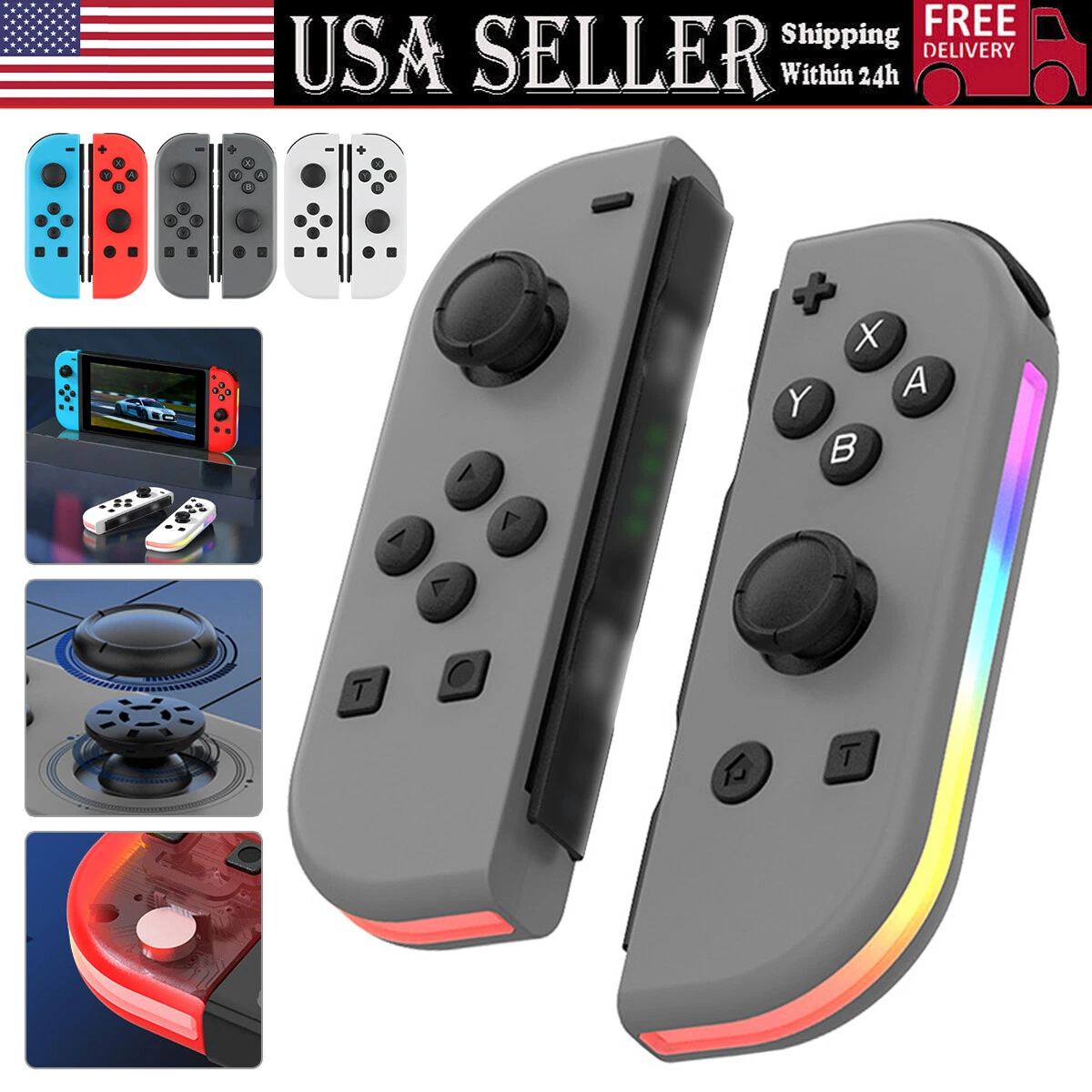For Nintendo Switch Joy-con-Controller Left w/ Right Wireless