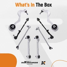 8pcs Front Control Arm Ball Joint Sway Bar Link Tie Rods For BMW 335i 330i E90