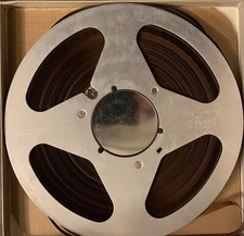 10" Empty Metal Reel, 1/4" tape, Scotch 4 Window Silver, "B" Stock, with Box