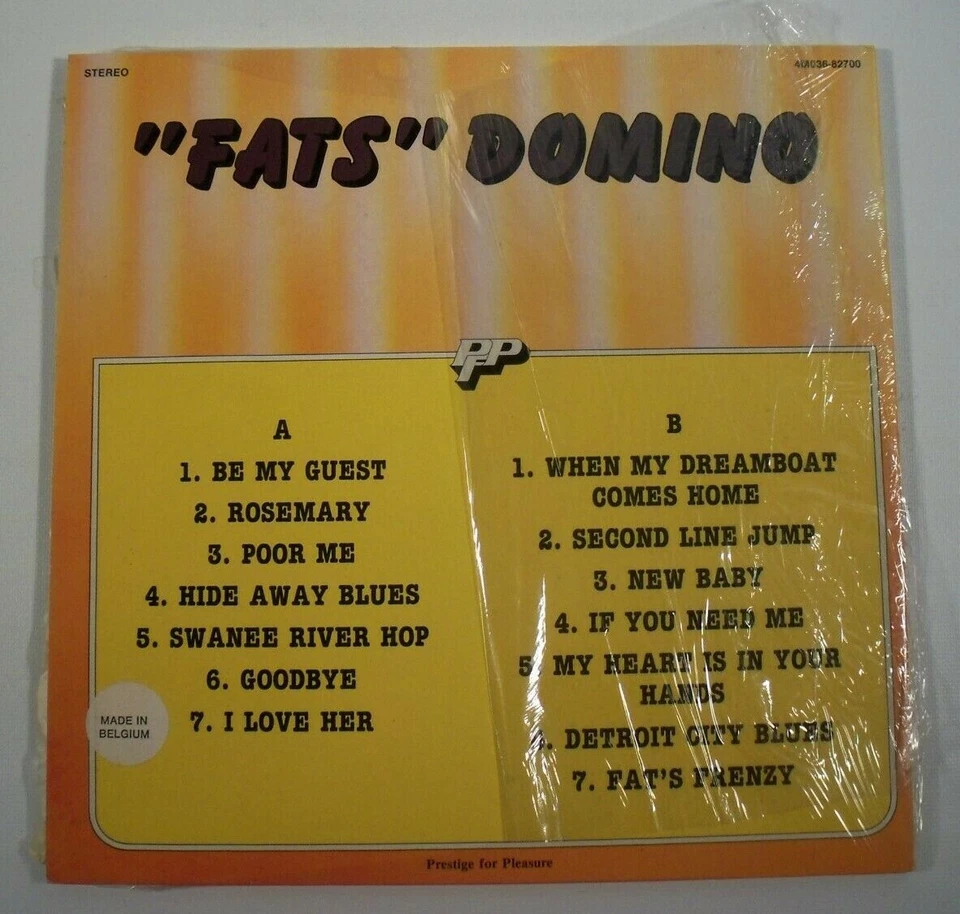 Fats Domino 14 Track RARE Gatefold Vinyl LP Belgium Import, 4M036-82700 New! - Image 3 of 4