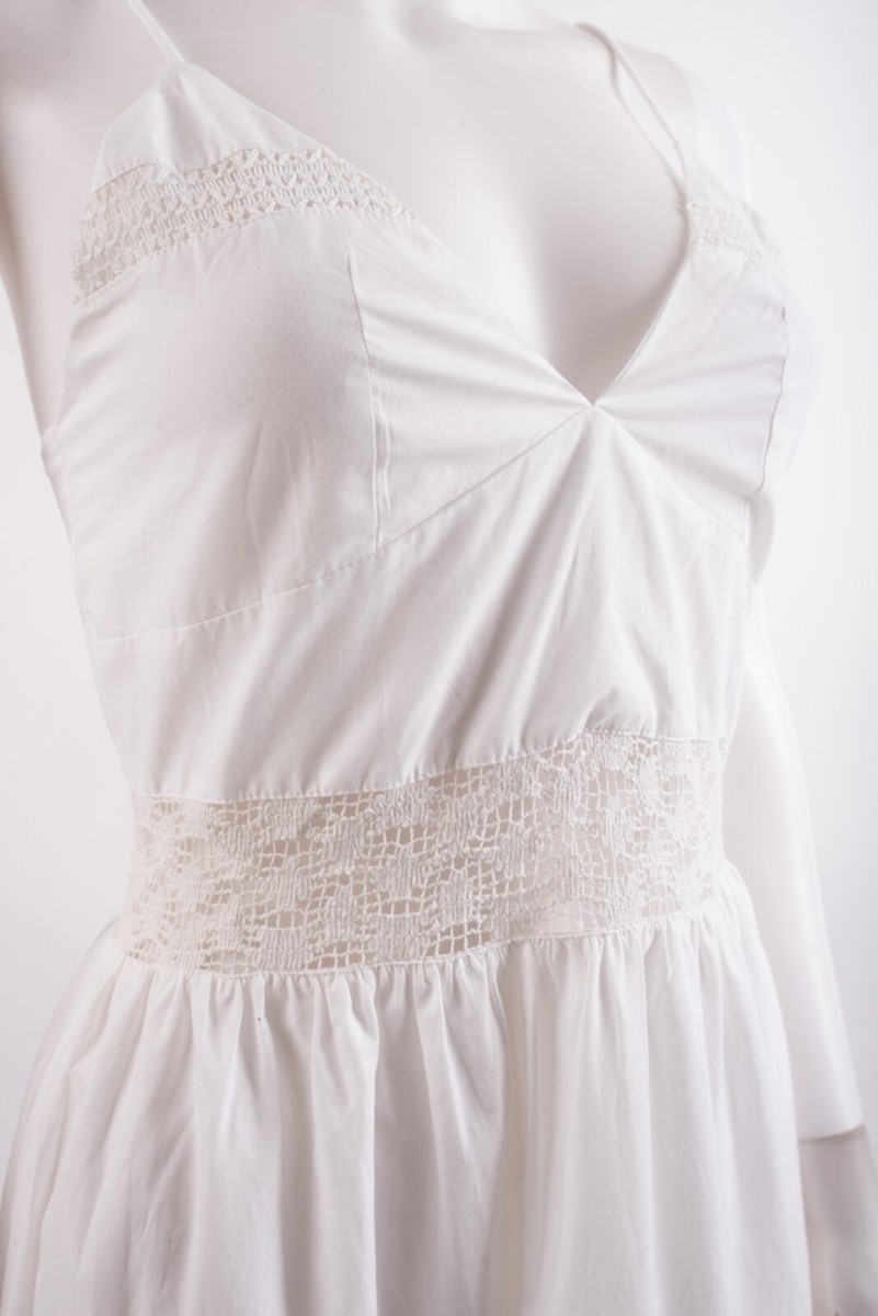 Zara Womans Midi Poplin Dress Size XS White Lace Insert Trim 3798/024 NWT | eBay Zara Womans Midi Poplin Dress Size XS White Lace Insert Trim 3798/024 NWT | eBay