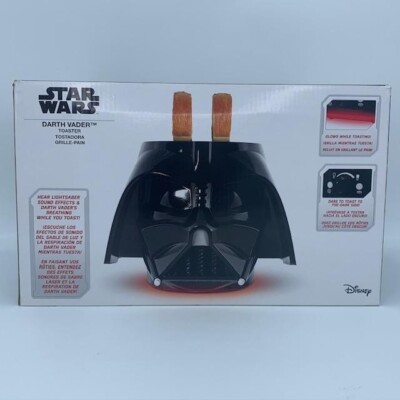 Star Wars Disney Darth Vader Slice Toaster Sound Lights New
