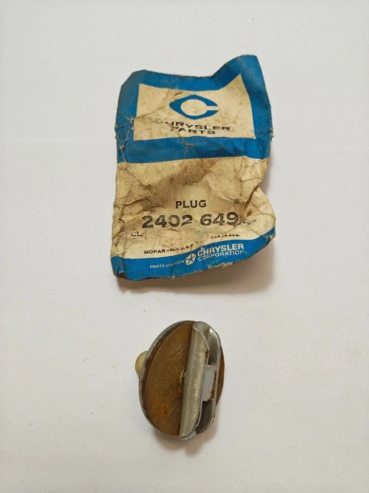 1962-1964 Dodge Chrysler Plymouth Newport Engine Block Core Plug 2402649 NOS - Image 4 of 4