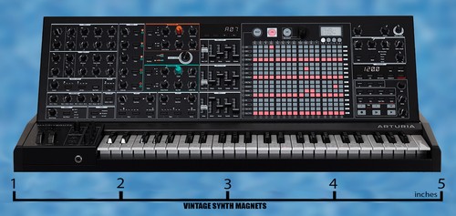 ARTURIA minibrute microbrute matrixbrute keylab DRUMbrute SYNTH fridge magnet - Picture 11 of 67