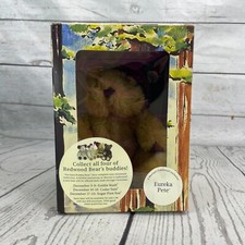 Vintage Eureka Pete 6  Bear Plush Redwood Buddies Mervyn's Stuffed Animal Toy
