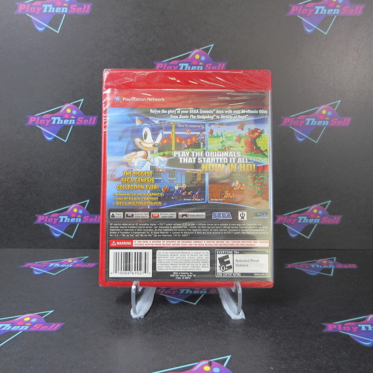 Sonic's Ultimate Genesis Collection PS3 PlayStation 3 Greatest