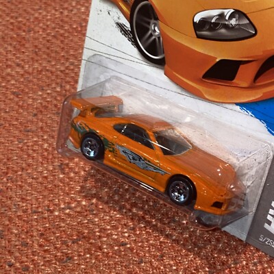 🔥2013 HOT WHEELS NEW MODEL TOYOTA SUPRA #5/250 FAST & FURIOUS