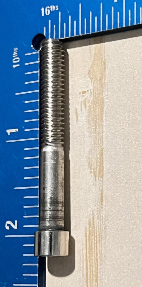 Stainless Steel Primary Bolt 1/4-20X2” Harley Davidson Softail 95-99 Dyna 95-98 - Image 2 of 3