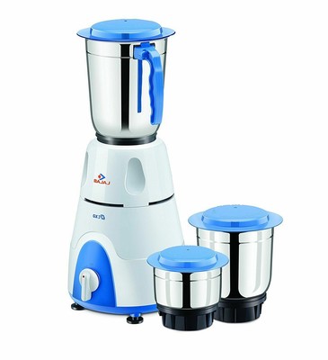 bajaj ruby 500w mixer grinder with 3 jars