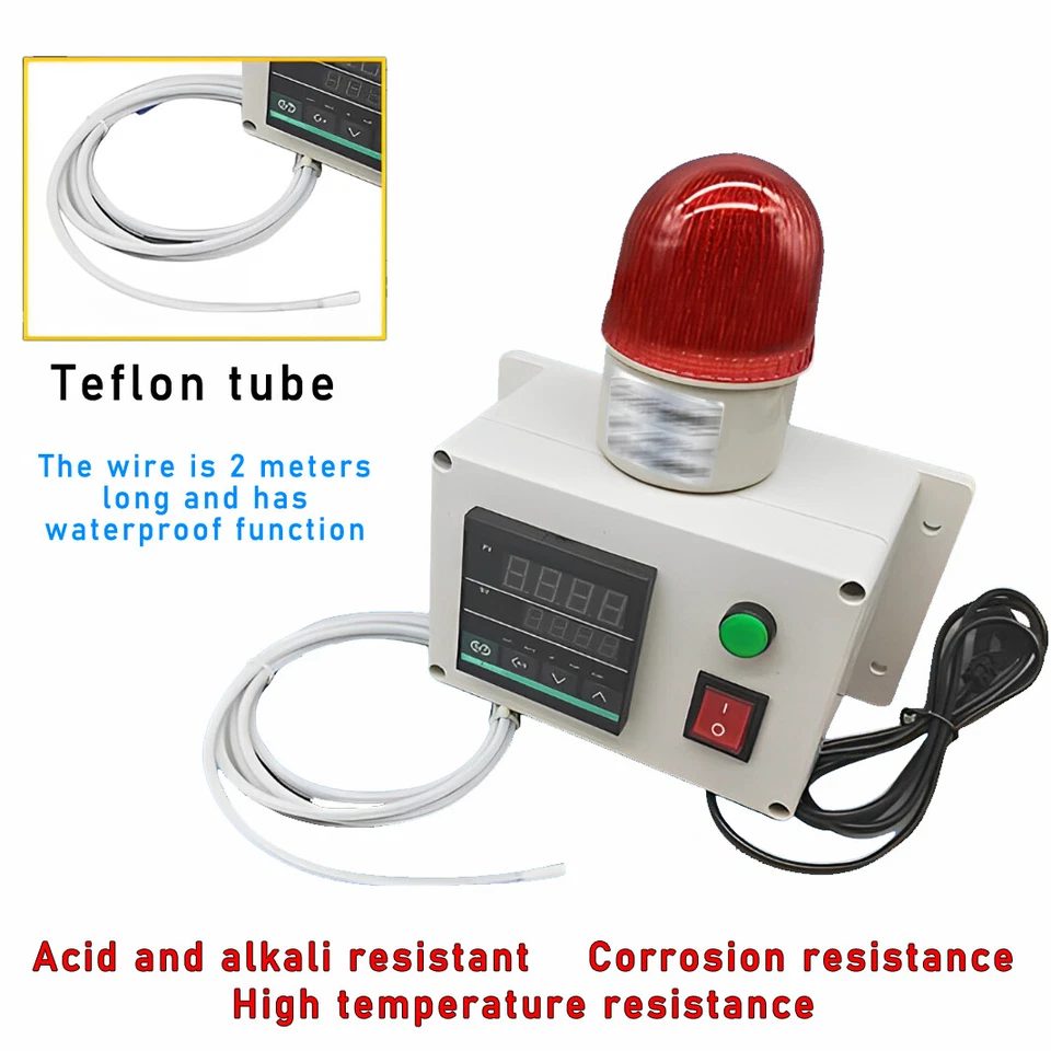 0‑400℃ Industrial Anti-Acid Intelligent Over High & Low Temperature Alarm Sensor - Image 3 of 4
