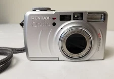 Pentax Optio 555 Digital Camera Silver untested