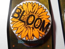 2-1/4" Bloom unknown office and location cello pinback button