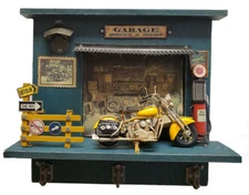 Harley Davidson Motorcycle Metal Model Bottle Opener Key Holder Rack Wall Decor