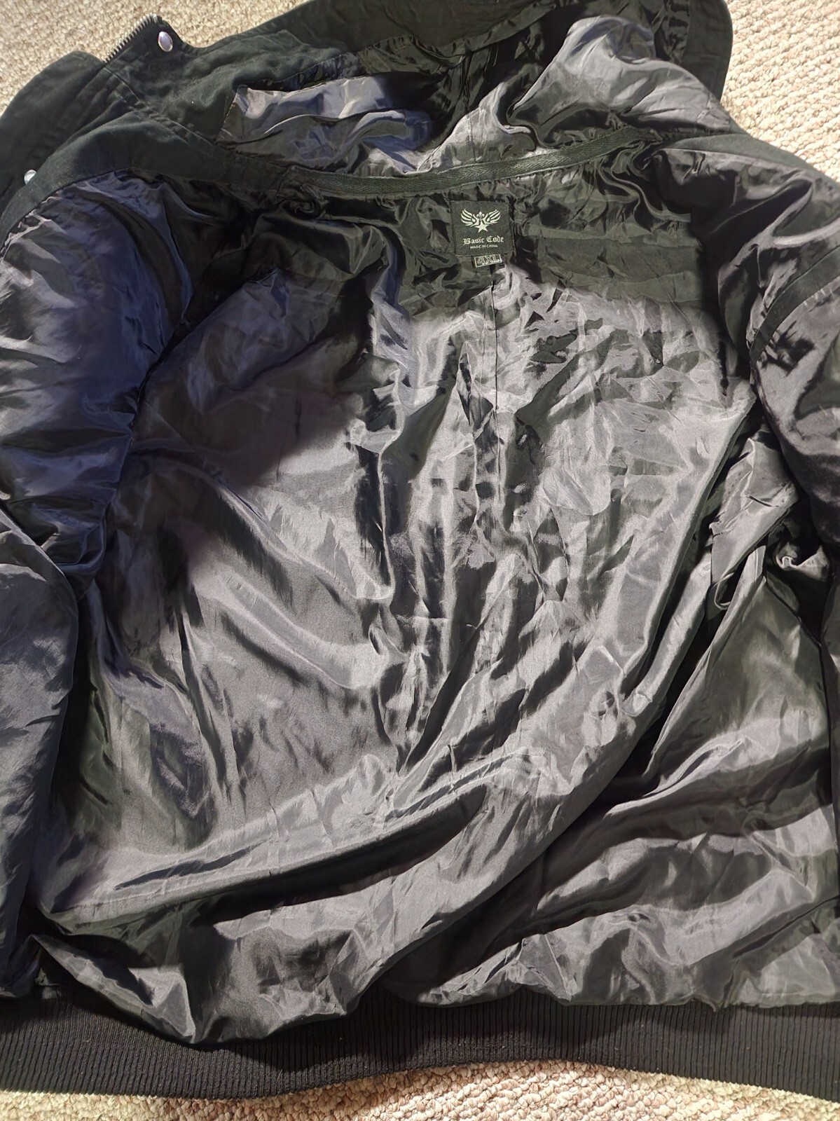 4XL Mens Basic Code Coat - image 2